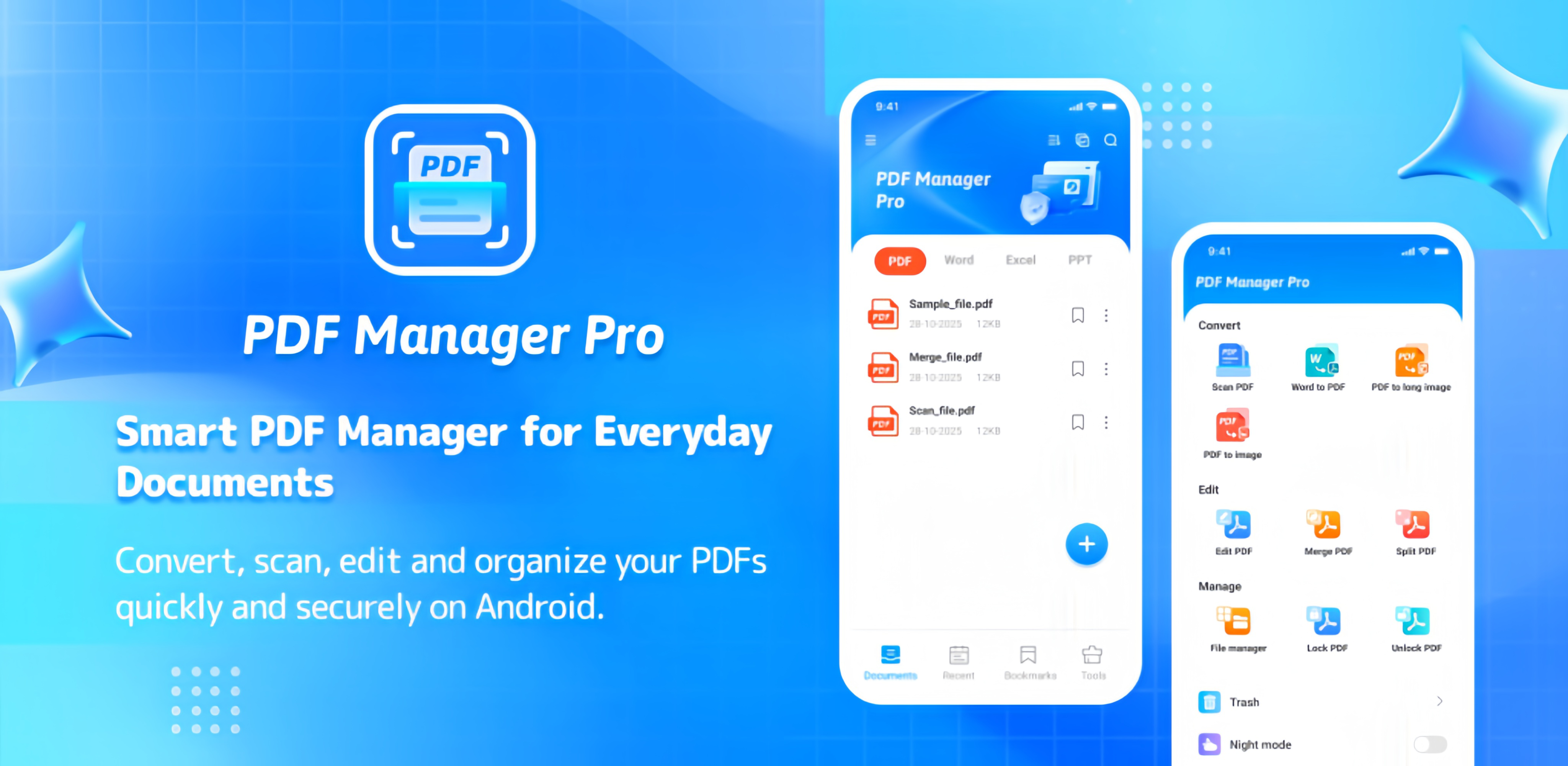 All-in-One PDF Manager - Manage Documents Anywhere